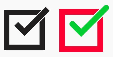 Icon ok. Okay icon. Confirmation of action. Checkbox. Choice. Vector icon. 库存插图