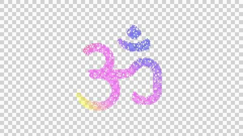 Icon om is made up of LED square shapes. There are bright diodes and there are Stock Illustration
