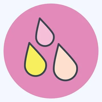 Icon Omega 3-6-9. related to CBD Oil symbol. simple design editable. simple.. Stock Illustration