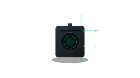 Icon or Object motion ai wildlife camera Video stock 346182987