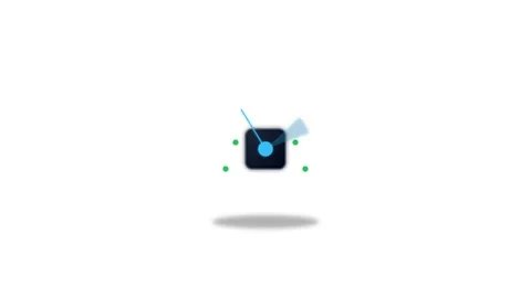 Icon or Object motion autonomous car sensor animation Vídeos de archivo 346182961