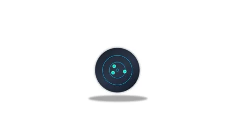 Icon or Object motion business target bullseye Vídeos de archivo 346183144