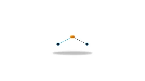 Icon or Object motion  cargo logistics tracker animation Vídeos de archivo 346182956