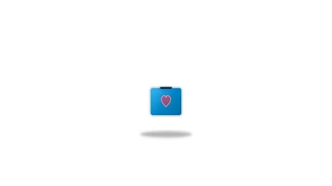 Icon or Object motion  charity donation box Video stock 346183025