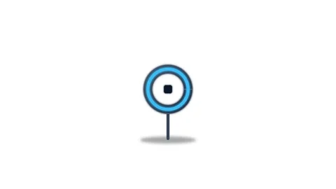 Icon or Object motion  creator content ring light Video stock 346183040