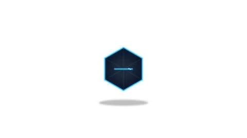 Icon or Object motion cyber shield animation Vídeos de archivo 346182962