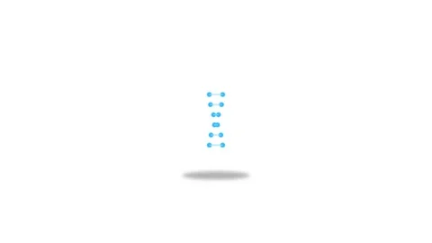 Icon or Object motion dna helix lock Video stock 346183018