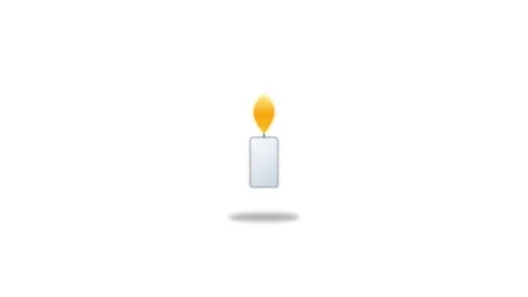 Icon or Object motion faith candle Video stock 346183022