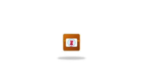 Icon or Object motion fragile package symbol v2 Stock Footage 346183006