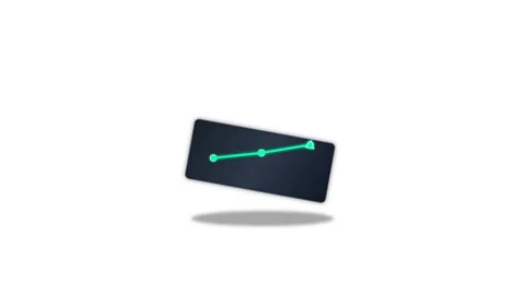 Icon or Object motion growth analytics arrow Stock-Footage 346183153