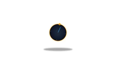 Icon or Object motion  new year firework clock Stock Footage 346183103