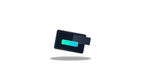 Icon or Object motion  online learning tablet Stock Footage 346183138