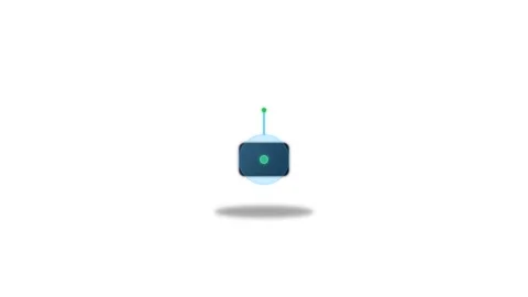 Icon or Object motion smart sensor node Video stock 346183085
