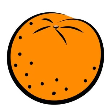 Icon of orange Stock Illustration