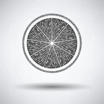 Icon of Orange Stock Illustration