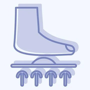 Icon Orthotics. related to Orthopedic symbol. two tone style. simple design.. Ilustração Stock