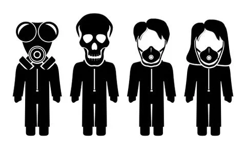 Icon pandemic. Stock Illustration