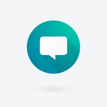 Icon paper white speech bubbles Illustrazione stock