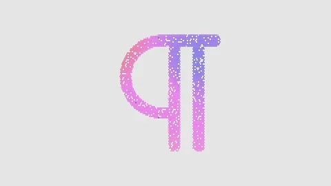 Icon paragraph is made up of LED square shapes that shimmer and flicker. There Vidéo 294784587