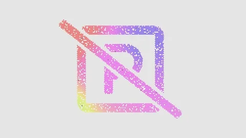 Icon parking slash is made up of LED square shapes that shimmer and flicker. Stock Footage 299198410