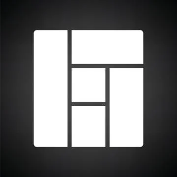 Icon of parquet plank pattern Stock Illustration