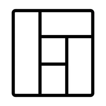 Icon Of Parquet Plank Pattern 스톡 일러스트