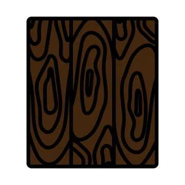 Icon Of Parquet Plank Pattern Illustrazione stock