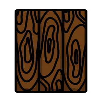 Icon Of Parquet Plank Pattern Stock Illustration