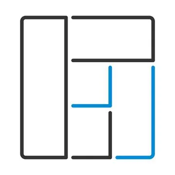 Icon Of Parquet Plank Pattern Illustrazione stock