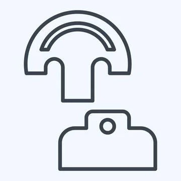 Icon Pattern. related to Shoemaker symbol. line style. simple design editab.. Stock Illustration