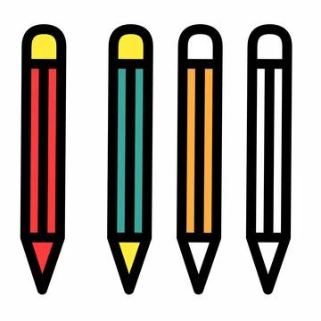 Icon pencil Stock-Illustration