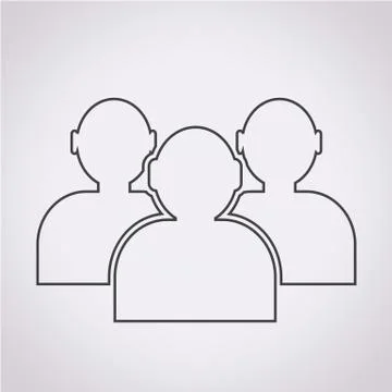 Icon people Stock Illustration