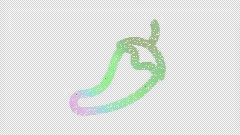 Icon pepper hot is made up of LED square shapes that shimmer and flicker. There Stock Footage 299214899