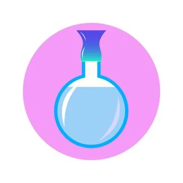 Icon Perfume or flacon in circle Stockillustratie