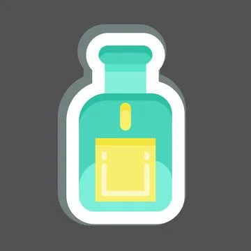 Icon Perfume. related to Eid Al Fitr symbol. islamic. ramadhan. simple illu.. Stock-Illustration