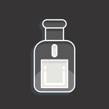 Icon Perfume. related to Eid Al Fitr symbol. islamic. ramadhan. simple illu.. Stock-Illustration