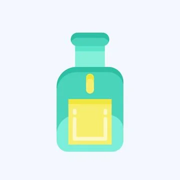 Icon Perfume. related to Eid Al Fitr symbol. islamic. ramadhan. simple illu.. Stock-Illustration