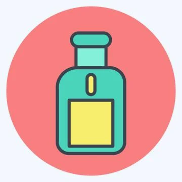 Icon Perfume. related to Eid Al Fitr symbol. islamic. ramadhan. simple illu.. Stock-Illustration