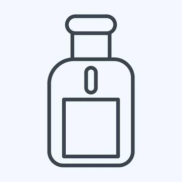 Icon Perfume. related to Eid Al Fitr symbol. islamic. ramadhan. simple illu.. Stock-Illustration