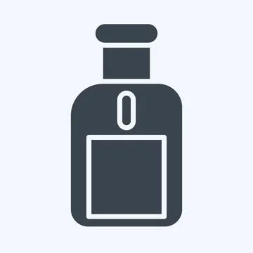 Icon Perfume. related to Eid Al Fitr symbol. islamic. ramadhan. simple illu.. Stock-Illustration