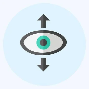 Icon Perspective. suitable for Web Interface symbol. flat style. simple desig Illustration