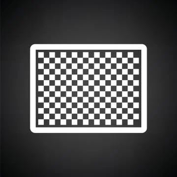 Icon of photo camera sensor Illustrazione stock