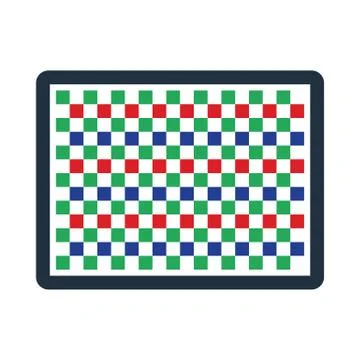Icon Of Photo Camera Sensor Stock Illustration