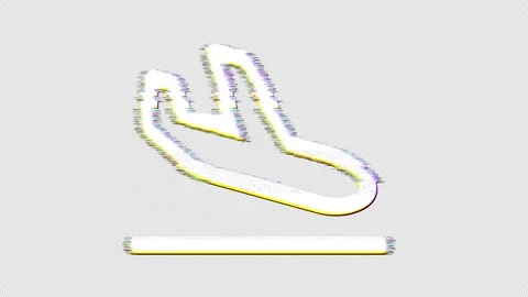 Icon plane arrival is distorted. Glitch. Noise, chromatic aberration, geometric Stock Footage 304038190
