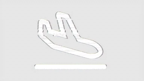 Icon plane arrival is distorted. Glitch. Noise, chromatic aberration, geometric Stock Footage 304038579