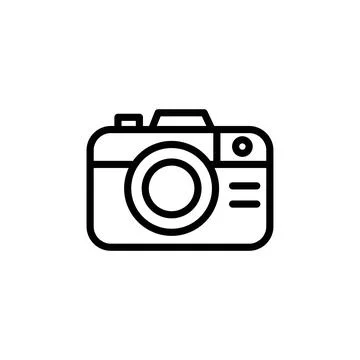 Icon pocket digital camera. Camera icon design for personal commercial use Stock Illustration