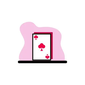Icon Poker Vector Conceptual Design Illustration Stock Illustration