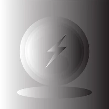 Icon Power Electricity Illustrazione stock