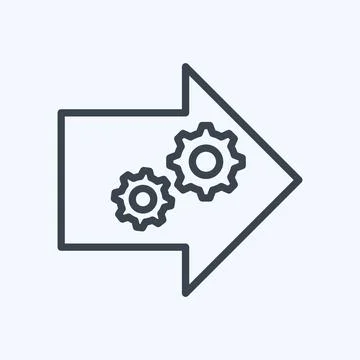 Icon Practical Learning. suitable for Community symbol. line style. simple de Stock Illustration