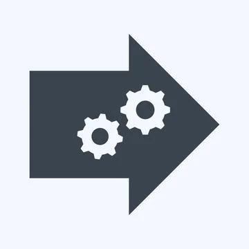 Icon Practical Learning. suitable for Community symbol. glyph style. simple d Stock Illustration
